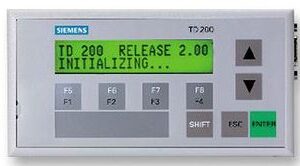 Siemens 6ES7272-0AA30-0YA1 TD 200 Text-Display TD 200 Resolution 20 characters per line Interface(s) RS 485 IP rating IP
