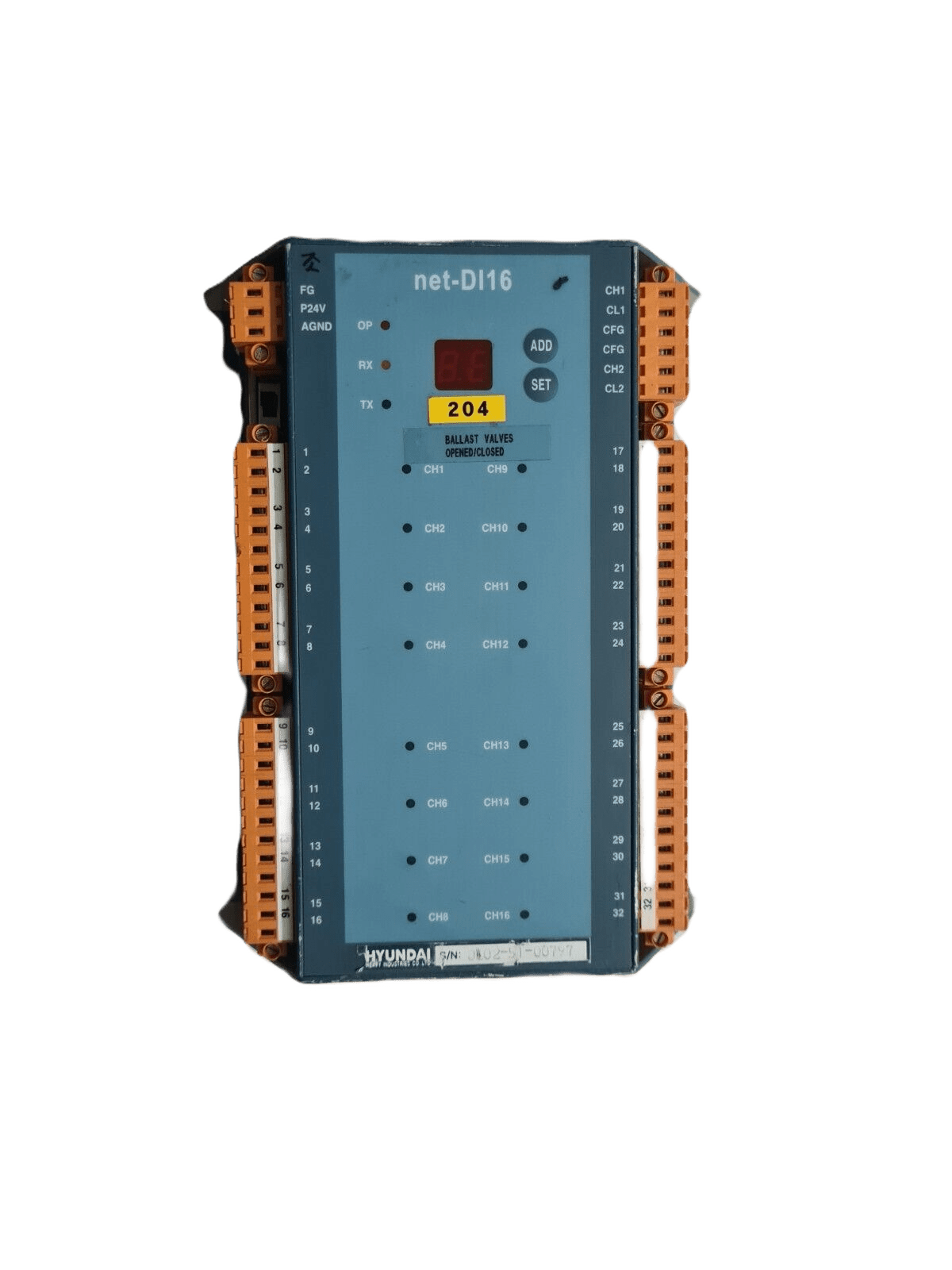 HYUNDAI ACONIS NET-DI16 DIGITAL INPUT MODULE