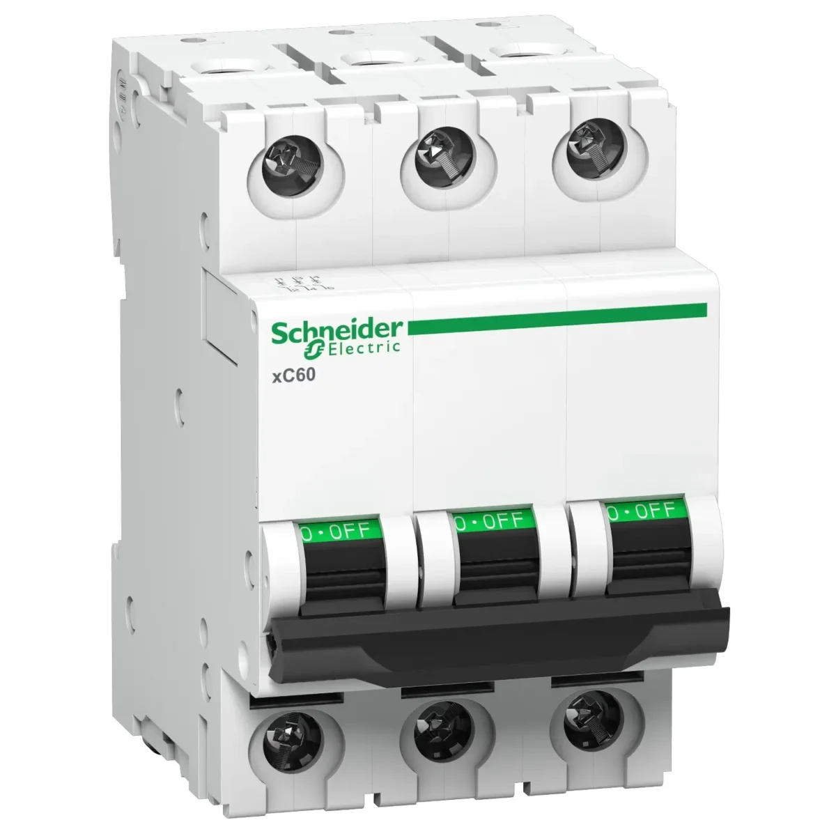 Schneider Electric A9N3P63C Acti 9 MCB XC60 3P 63A C MCB