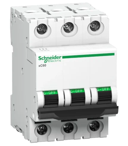 Schneider Electric A9N3P63C Acti 9 MCB XC60 3P 63A C MCB